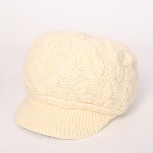 Rétro Hiver Chaud Dames Femmes Béret Chapeaux Couleur Unie Laine Tricoté Femmes Bérets Assorti Automne Casquette Feminina Bonnets