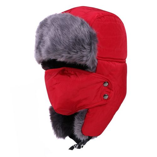 Chapeau De Bombardier En Fausse Fourrure Épaisse Et Chaude, Casquette À Rabat D'oreille Pour Homme Et Femme, Ski, Bonnet Thermique Doux, Lei Feng, Nouvelle Collection Hiver