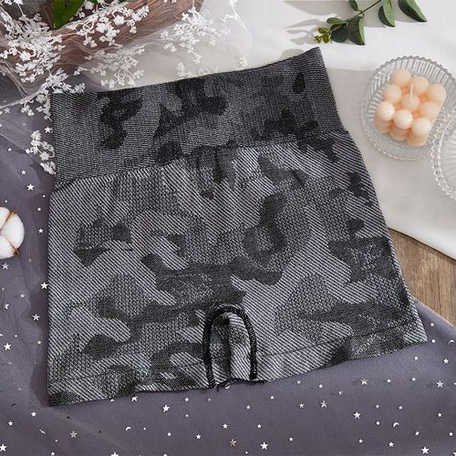 Pantalons De Camouflage Façonnant Le Corps Pour Femmes Et Filles, Pantalons Courts De Sécurité Taille Haute Pour Yoga, Fitness, Course À Pied, Été