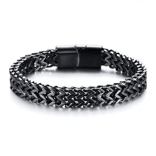 Mmobcharm Double Nucleo Bracelet Pour Homme, Acier Inoxydable, Quille, Mode, Classique, Simple, Business, Cadeau Bijoux