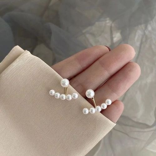 Boucles D'oreilles En Opale Sphérique Pour Femmes, Bijoux À Clous Géométriques Creux, Tempérament Japonais Et Coréen