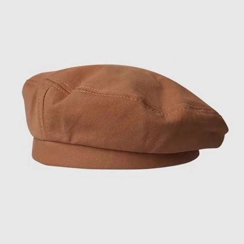 Bérets Tricotés Pour Femmes, Style Artiste Français, Bonnet Chaud, Rétro Anglais, Solide, Document Élégant, Dame, Hiver, Automne