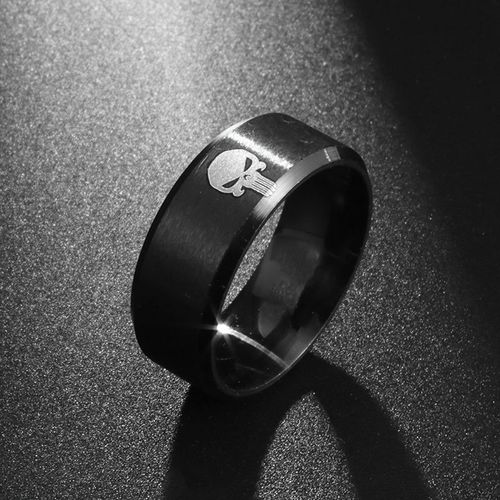 Bague Dragon Celtique En Acier Inoxydable Pour Homme, Anneau Biseauté Rainuré, En Fibre De Carbone Rouge Incrusté, À La Mode