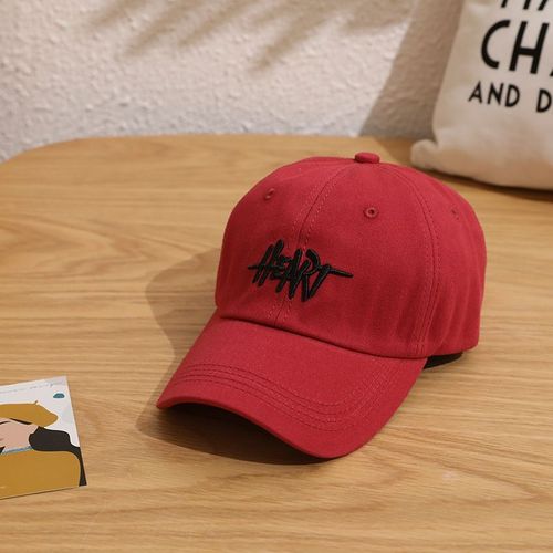 Casquette De Baseball Unisexe En Coton Pour Homme Et Femme, Chapeau À La Mode En Forme De C¿Ur, Haut Souple, Décontracté, Dehors, Snapback