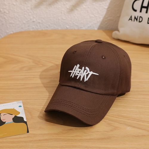 Casquette De Baseball Unisexe En Coton Pour Homme Et Femme, Chapeau À La Mode En Forme De C¿Ur, Haut Souple, Décontracté, Dehors, Snapback