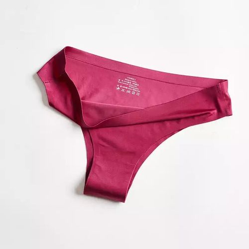 Culotte Confortable Sans Couture Pour Femmes, Slip Ultra-Fin, String, String, Taille Basse, Lingerie En Soie Glacée, Sous-Vêtements Pour Dames