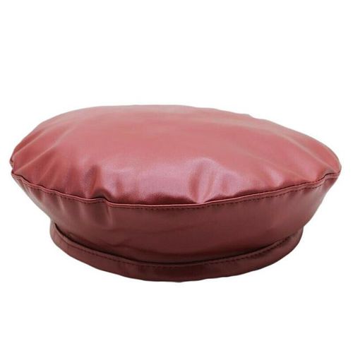 Bérets En Métal Punk Pour Femme, Chapeau En Cuir Joleather, Chapeau De Peintre En Plein Air, Octogonal Vintage, Décontracté Et Élégant, Fête, Automne Et Hiver