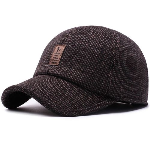 Casquette De Baseball En Laine Avec Oreilles Protégées Pour Hommes Et Femmes, Snapback Monochrome, Chapeau De Soleil En Plein Air, Hip Hop, Chapeaux De Baseball, Casadvantages, Hiver