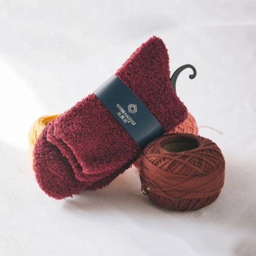 Chaussettes En Pur Cachemire Pour Hommes Et Femmes, Chaussettes Moelleuses, Confortables, Extrêmement Confortables, Chaudes, Sommeil, Sol Du Lit, Maison, Hiver, 1 Paire