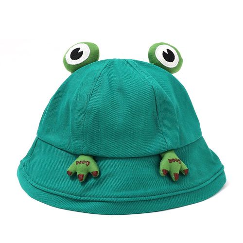 Chapeau Bob En Forme De Grenouille Pour Hommes Et Femmes, 1 Pièce, Chapeau De Pêche, Panama, Dessin Animé, Mignon, Pour L'extérieur