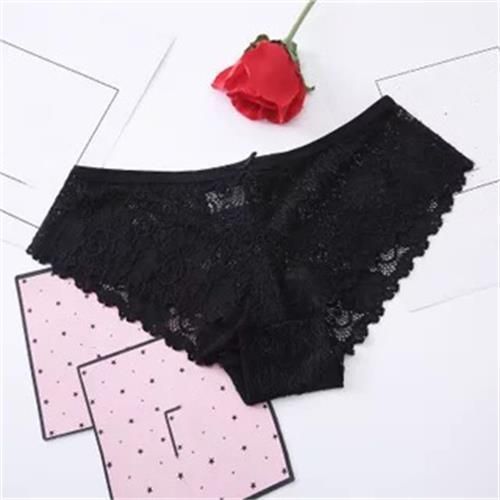 Culotte Taille Haute En Dentelle Florale Pour Femme, Lingerie Sans Couture, Sous-Vêtement, Grande Taille
