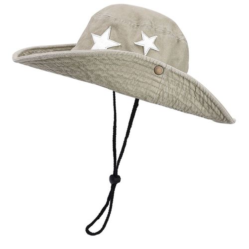 Chapeau De Cowgirl Étoile Rose De Style Occidental Punk Pour Femmes Et Hommes, Chapeaux Vintage, Chapeau De Cowboy Extérieur, Casquette De Poisson En Coton D'été, E27, Y2k
