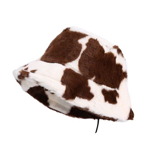 Chapeau En Peluche En Fausse Fourrure Villus Optics Pour Femmes Et Filles, Casquette De Rue, Protection De Bassin, Doux Et Chaud, Chapeau De Poisson Suffolk, Mode D'hiver, E27