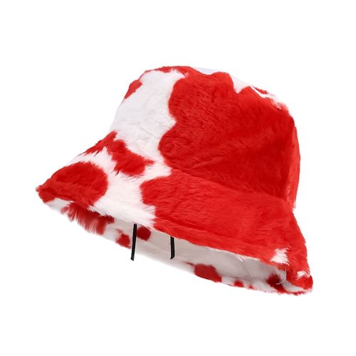 Chapeau En Peluche En Fausse Fourrure Villus Optics Pour Femmes Et Filles, Casquette De Rue, Protection De Bassin, Doux Et Chaud, Chapeau De Poisson Suffolk, Mode D'hiver, E27