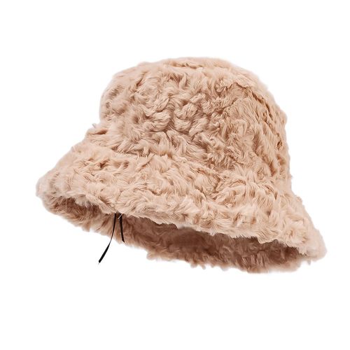 Chapeau En Peluche En Fausse Fourrure Villus Optics Pour Femmes Et Filles, Casquette De Rue, Protection De Bassin, Doux Et Chaud, Chapeau De Poisson Suffolk, Mode D'hiver, E27
