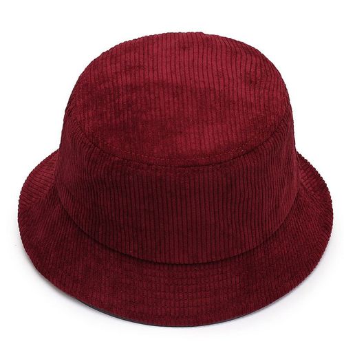 Chapeau De Plage En Velours Côtelé Unisexe Pour Homme Et Femme, Seau, Automne-Hiver, Chaud, Couleur Unie, Sunbonnet, Fedoras, Extérieur, Pêcheur, Nouvelle Collection