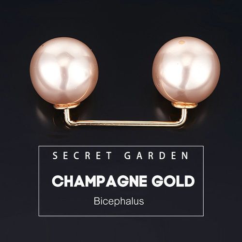 Broche À Double Perle Fixe, Épingle De Sécurité, Accessoires Pour Femmes, Broches Vintage Pour Robe D'été, Décoration De Bijoux À Clip