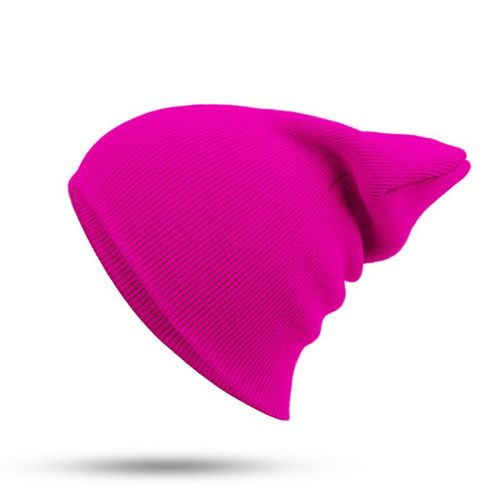Bonnet D'hiver Uni Tricoté Pour Homme Et Femme, Couvre-Chef En Laine, Doux Et Ample, Idéal Pour Le Ski, La Rue, Collection Automne/Hiver