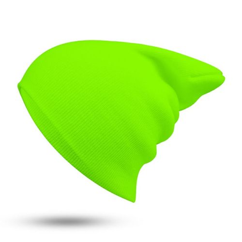 Bonnet D'hiver Uni Tricoté Pour Homme Et Femme, Couvre-Chef En Laine, Doux Et Ample, Idéal Pour Le Ski, La Rue, Collection Automne/Hiver