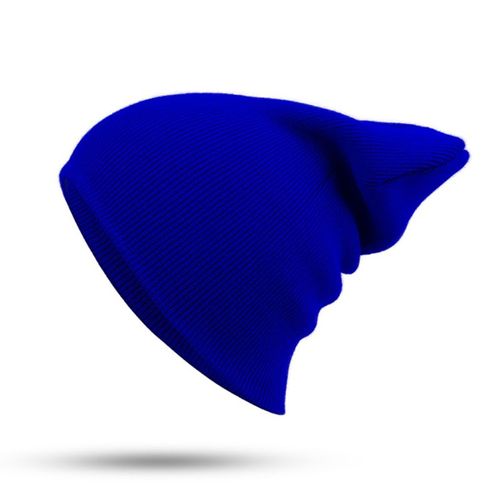 Bonnet D'hiver Uni Tricoté Pour Homme Et Femme, Couvre-Chef En Laine, Doux Et Ample, Idéal Pour Le Ski, La Rue, Collection Automne/Hiver