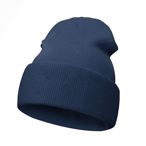 Bonnet D'hiver Uni Tricoté Pour Homme Et Femme, Couvre-Chef En Laine, Doux Et Ample, Idéal Pour Le Ski, La Rue, Collection Automne/Hiver