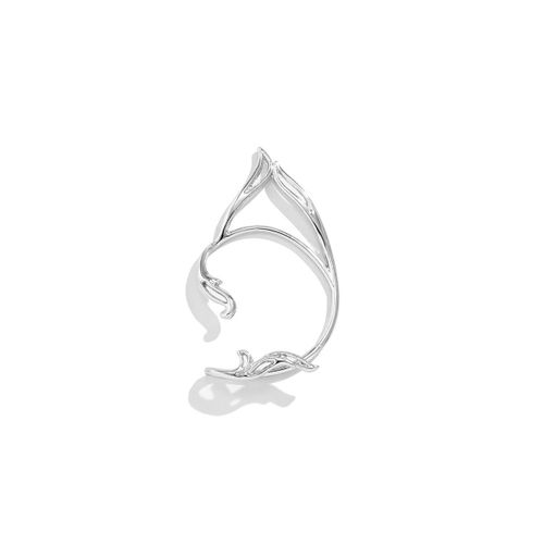 Boucles D'oreilles En Forme De Chat Creux, Clip D'oreille Sans Piercing, Crochet D'oreille, Os, Bijoux Pour Femmes, Clips D'oreille