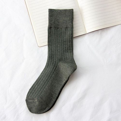 Chaussettes Rétro En Coton Pour Femmes, 1 Paire, Automne, Hiver, Ogo, Solide, Document, Longues, Coréennes, Japonaises, Pour Filles