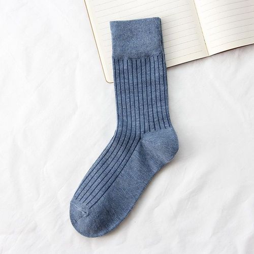 Chaussettes Rétro En Coton Pour Femmes, 1 Paire, Automne, Hiver, Ogo, Solide, Document, Longues, Coréennes, Japonaises, Pour Filles