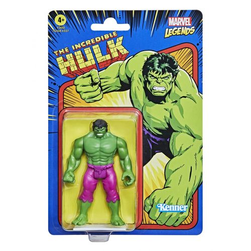 Marvel Classic Hasbro Marvel Legends Retro - Figurine Hulk De 9,5 Cm