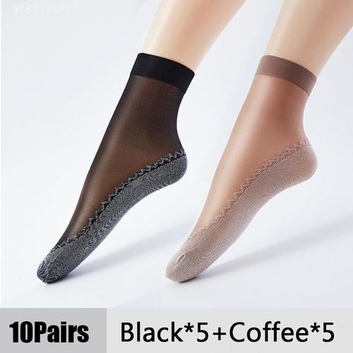 Chaussettes En Velours Souple Pour Femmes, Coordonnantes, Épissure Astronomique, Transparentes, Ultra-Fines, Respirantes, Printemps, Été, 10 Paires