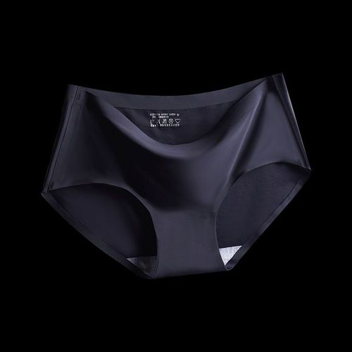 Culotte Sans Couture Douce Pour Femme, Lingerie D'été Lisse, Slip, Sous-Vêtement Hipster, Taille Moyenne
