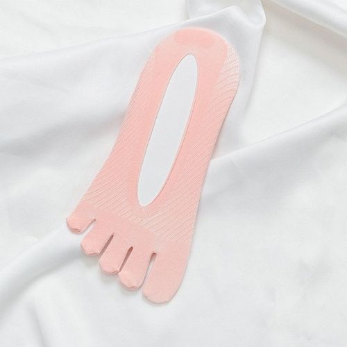 Chaussettes D'été À Cinq Doigts Pour Femmes, 5 Paires, Ultra-Fines, Élastiques, Invisibles, Respirantes, Anti-Frottements