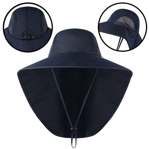 Chapeau De Pêche En Plein Air Pour Hommes Et Femmes, Séchage Rapide, Protection Du Cou, Casquette Visière, Anti Uv, Respirant, Chapeaux De Pêche, Été