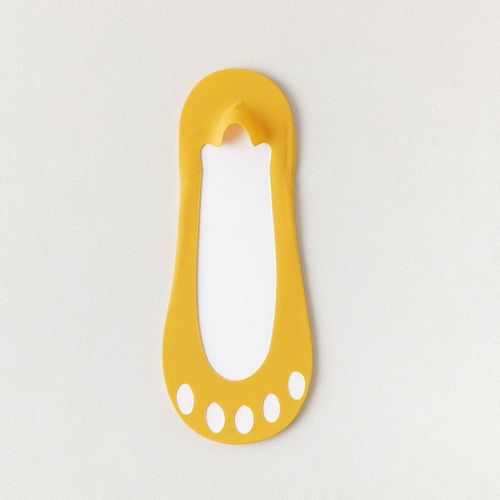 Chaussettes De Bateau À Cinq Doigts Pour Femmes, Ultra-Peu Profondes, À Bout Ouvert, En Silicone Fin, Invisible, À Talons Hauts