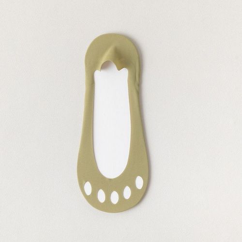 Chaussettes De Bateau À Cinq Doigts Pour Femmes, Ultra-Peu Profondes, À Bout Ouvert, En Silicone Fin, Invisible, À Talons Hauts