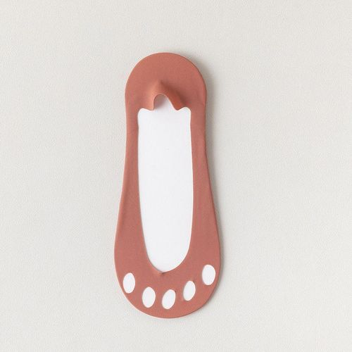 Chaussettes De Bateau À Cinq Doigts Pour Femmes, Ultra-Peu Profondes, À Bout Ouvert, En Silicone Fin, Invisible, À Talons Hauts