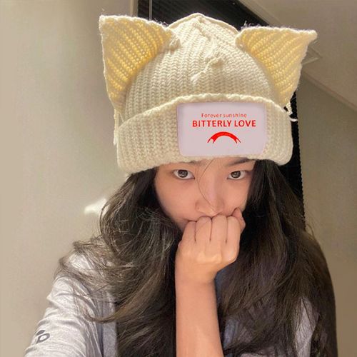 Bonnet D'hiver En Laine À Sulforeilles De Lapin, Chapeau De Ixen Élingot, Animal En Peluche, Déguisement, Sourire, Pour Femme Et Homme