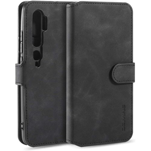 Etui Coque Pour Xiaomi Mi Note 10, Protection Case Housse En Cuir Portefeuille Livre Emplacements Cartes Fonction Support Languette Magnétique Case Cover Housse