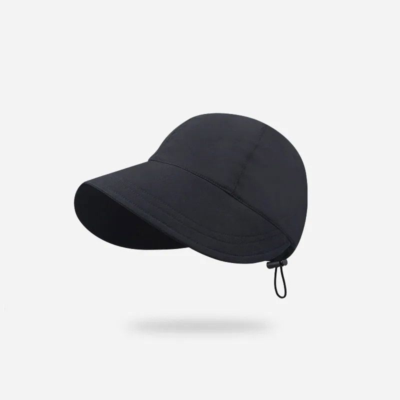 Chapeau De Soleil De Pêcheur À Large Bord, Chapeaux De Plage Portables Et Pliables Pour Femmes, Visières D'été À Séchage Rapide, Casquette À Cordon Réglable