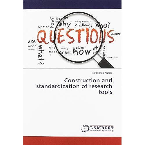 Construction And Standardization Of Research Tools