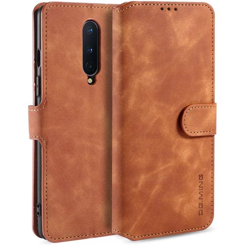 Etui Coque Pour Oneplus 8, Protection Case Housse En Cuir Portefeuille Livre Emplacements Cartes Fonction Support Languette Magnétique Case Cover Housse