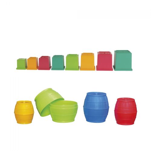 Newborn Playskool - Barils Et Blocs À Empiler Et À Emboîter