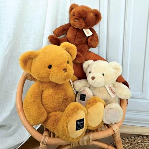 Doudou Et Compagnie Pel Nounours Vanille 28cm