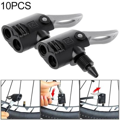 Clips de buse de pompe à air de vélo-10 pcs cylindre gonflable par