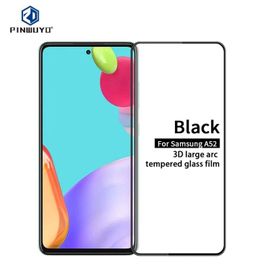 Protecteur D'écran En Verre Trempé Samsung Galaxy A52 5g/4g-9h 3d Incurvé,Antidéflagrant (Noir)
