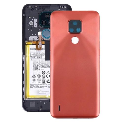 Coque Arrière De La Batterie Motorola Moto E7-Orange D'origine Orange De Remplacement