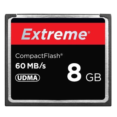 Carte Compact Flash de 8 Go-Vitesse de lecture 400X,jusqu'à 60 Mo/s |