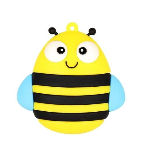 Clé USB 2.0 de 128 Go-Design d'abeille mignonne,MicroDrive