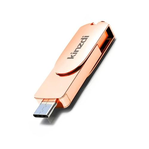Clé USB 3.0 Type-C Metal Twister de 32 Go-Kinzdi V11
