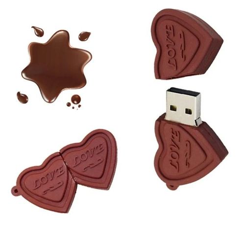 Clé USB 2.0 32GB en forme de c?ur-Creative Chocolate Design by